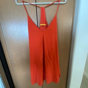 Alice + Olivia Red Slip Dress - Size Medium